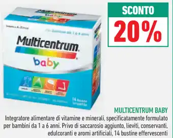 Spazio Conad 20% Sconto Multicentrum Baby offerta