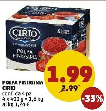 PENNY Cirio Polpa Finissima offerta
