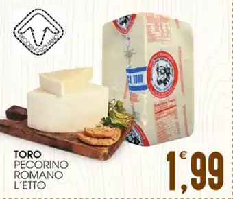 SpesAmica TORO PECORINO ROMANO L'ETTO offerta