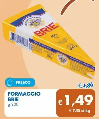 MD Discount FORMAGGIO BRIE g 200 offerta