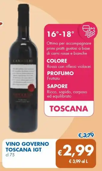 MD Discount VINO GOVERNO TOSCANA IGT cl 75 offerta