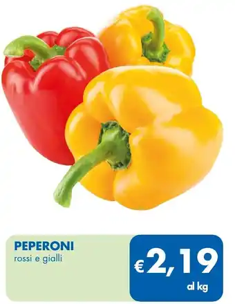 MD Discount PEPERONI rossi e gialli offerta