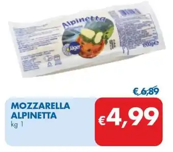 MD Discount MOZZARELLA ALPINETTA kg 1 offerta