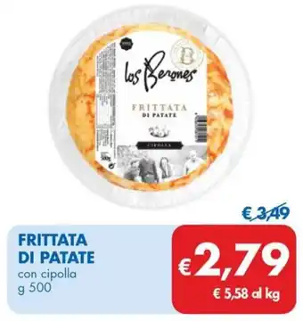 MD Discount FRITTATA DI PATATE con cipolla g 500 offerta