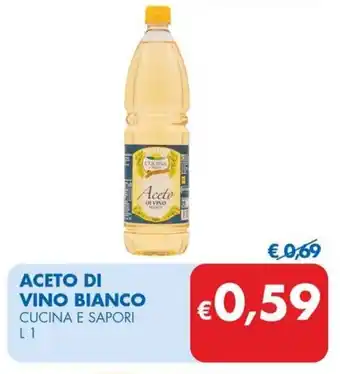 MD Discount ACETO DI VINO BIANCO CUCINA E SAPORI L1 offerta
