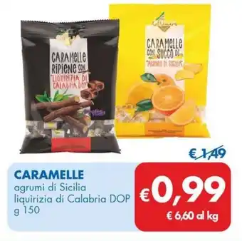MD Discount CARAMELLE agrumi di Sicilia liquirizia di Calabria DOP g150 offerta