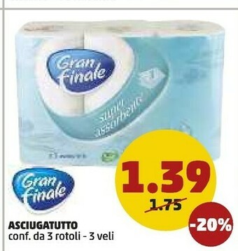 PENNY Gran Finale Asciugatutto offerta