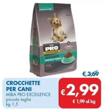 MD Discount CROCCHETTE PER CANI MIBA PRO EXCELLENCE piccola taglia kg 1,5 offerta