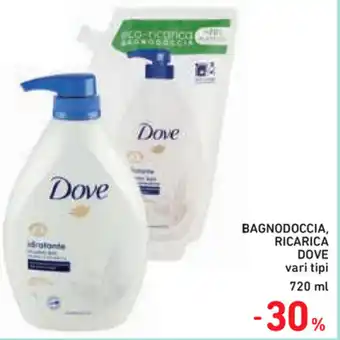 Spazio Conad -30% Dove Bagnodoccia Ricarica 720ml offerta