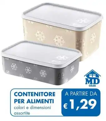 MD Discount PER ALIMENTI colori e dimensioni assortite offerta