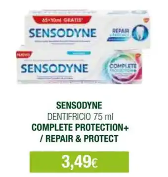 Acqua & Sapone SENSODYNE DENTIFRICIO 75 ml COMPLETE PROTECTION+ / REPAIR & PROTECT offerta