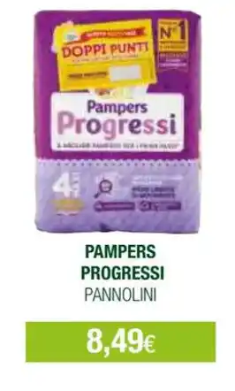 Acqua & Sapone PAMPERS PROGRESSI PANNOLINI offerta