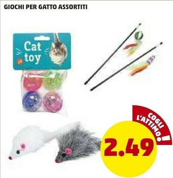 PENNY Giochi Per Gatto Assortiti offerta