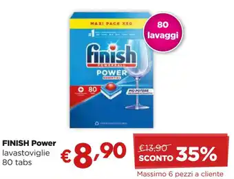 Acqua & Sapone FINISH Power lavastoviglie 80 tabs offerta