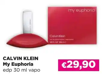 Acqua & Sapone CALVIN KLEIN My Euphoria edp 30 ml vapo offerta