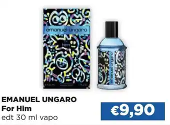 Acqua & Sapone EMANUEL UNGARO For Him edt 30 ml vapo offerta