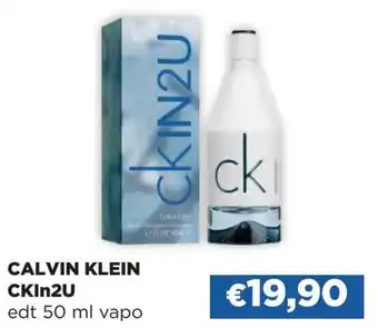 Acqua & Sapone CALVIN KLEIN CKIN2U edt 50 ml vapo offerta