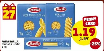 PENNY Barilla Pasta Di Semola 1 Kg offerta