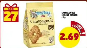 PENNY Mulino Bianco Mulino Bianco - Campagnole 1000 g(ml) offerta