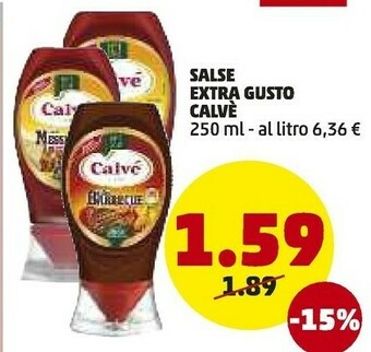 PENNY Calvè Salsa Barbecue Extra Gusto 250 G(ml) offerta
