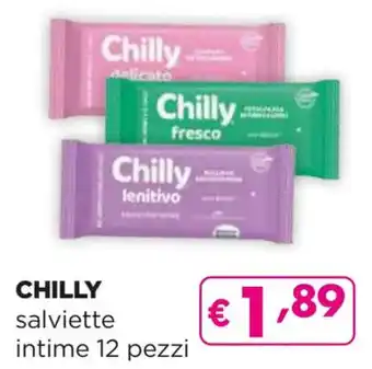 Acqua & Sapone CHILLY salviette intime 12 pezzi offerta