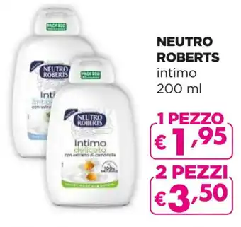 Acqua & Sapone NEUTRO ROBERTS intimo 200 ml offerta