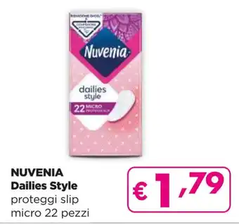 Acqua & Sapone NUVENIA Dailies Style proteggi slip micro 22 pezzi offerta