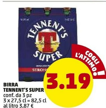 PENNY Tennent's Birra 825 Ml offerta