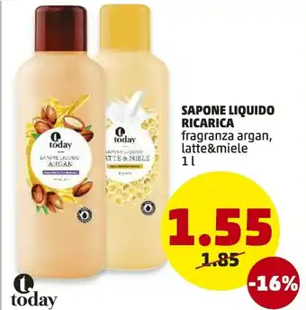 PENNY Today Sapone Liquido Ricarica offerta