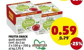 PENNY Servelade Frutta Snack offerta