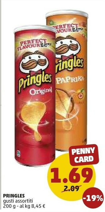 PENNY Pringles Original 200 G(ml) offerta