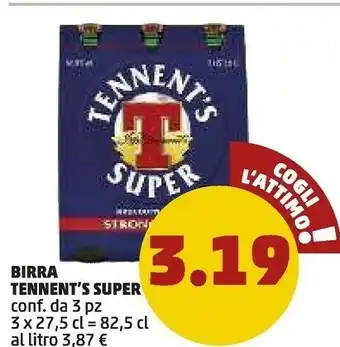 PENNY Tennent's Birra 825 Ml offerta