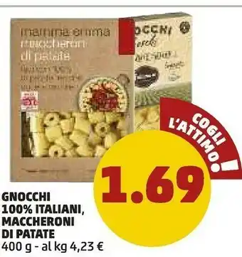 PENNY Cuor di terra Maccheroni Di Patate 400 G offerta