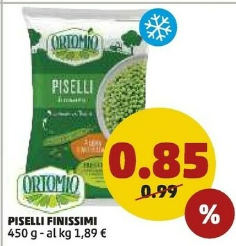 PENNY Ortomio Piselli Finissimi offerta