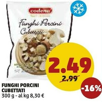 PENNY Codena Funghi Porcini Cubettati offerta
