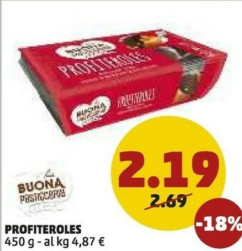 PENNY La buona pasticceria Profiteroles offerta