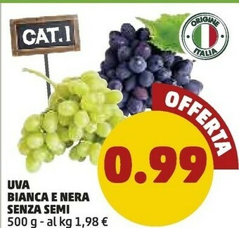 PENNY Uva Bianca E Nera offerta