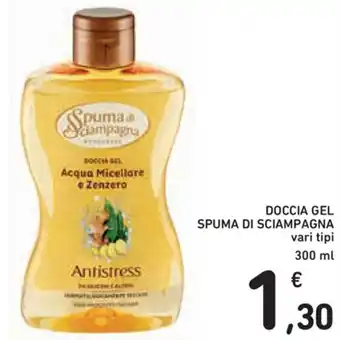 Spazio Conad Spuma di Sciampagna Doccia Gel 300ml offerta