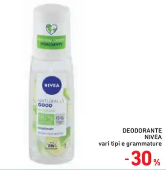 Spazio Conad -30% Nivea Deodorante offerta