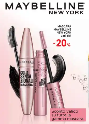-20% Maybelline New York Mascara