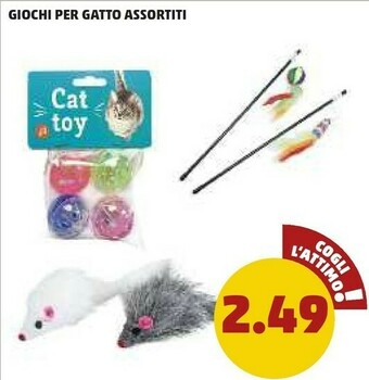 PENNY Giochi Per Gatto Assortiti offerta