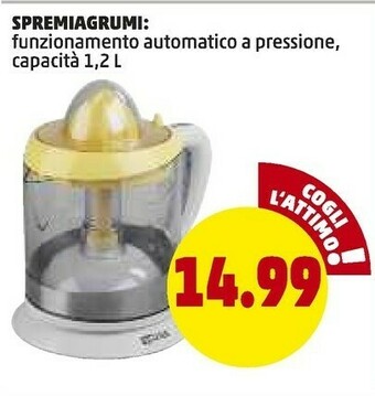 PENNY Spremiagrumi 1,2 L Automatico offerta