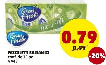 PENNY Tuborg Gran Finale Fazzoletti offerta