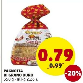 PENNY Pagnotta Di Grano Duro offerta