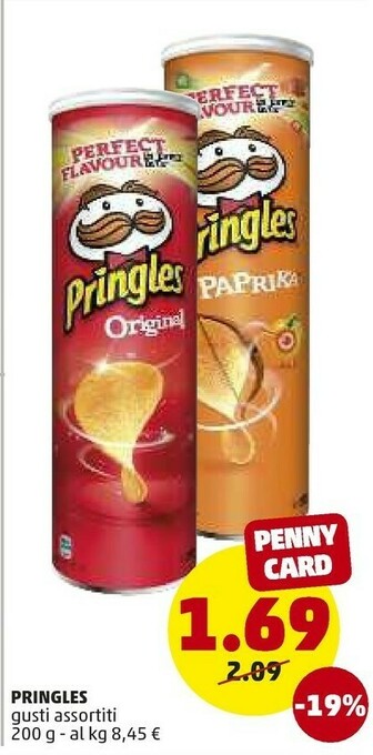 PENNY Pringles Original 200 G(ml) offerta