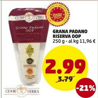 PENNY Grana Padano Riserva Dop offerta