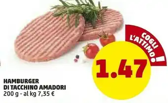 PENNY Amadori Amadori - Hamburger di Tacchino 200 g(ml) offerta