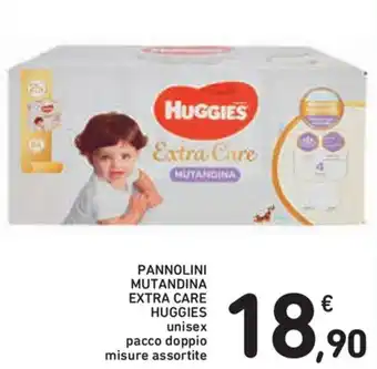 Spazio Conad Huggies Pannolini Mutandina Extra Care offerta