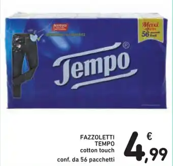 Spazio Conad Tempo Fazzoletti 56 pacchetti offerta