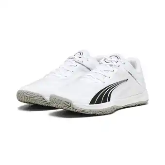 Decathlon Scarpe sportive da indoor accelerate turbo puma white black concrete gray offerta
